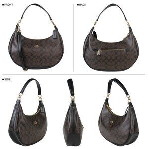 Coach Harley Hobo in Signature Canvas Coach Purse Bag